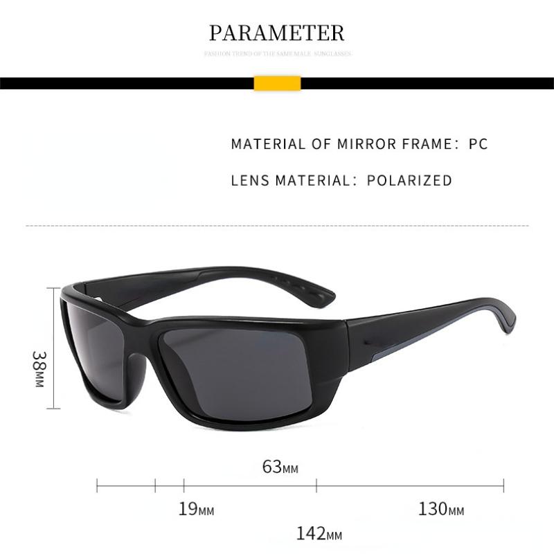 Ochelari de soare polarizați unisex de modă. Actualizați ochelarii de soare pentru sport în aer liber