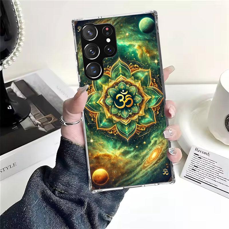Mandala Chakra Insist Yoga Soft Phone Case For Samsung Galaxy S22 S23 S24 S25 Edge S26 Ultra S20 FE S21 Plus + Fundas Coque Gala