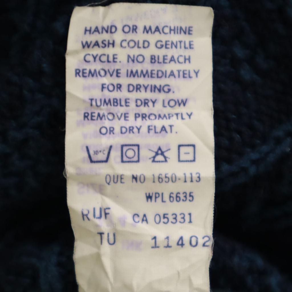 Woolrich 80s Vintage Made In USA Nordic Pattern Long Sleeve V Neck Sweater Men's Used