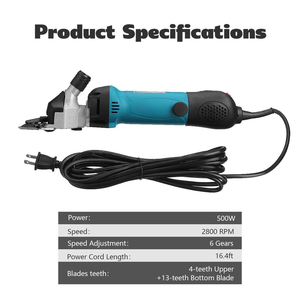 3500W Professional 6 Speeds Electric Sheep Clippers for Sheep Alpacas Llamas and Large Thick Coat Animals Grooming