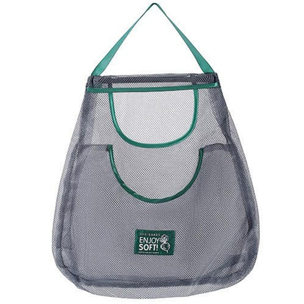 2025 Reusable Storage Bags Kitchen Hanging Mesh Bag Home Fruit And Vegetable Storage Net Bag For Ginger Garlic Potatoes Onions