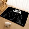 Band A-ArcticS M-Monkeys Floor Mat Floor Mat Soft Flannel Non-Slip Door  Rug for Living Room