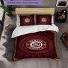 Servette FC Themed Bedding 3Pcs Duvet Cover Set Decorative Bed Linen For Teen Room Home Decoration
