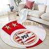 Custom Name,PSV pattern round rug,Carpet Rug for Living Room Bedroom Playroom ,Non-slip Floor Mat,Holiday Gifts and Birthday Gifts.