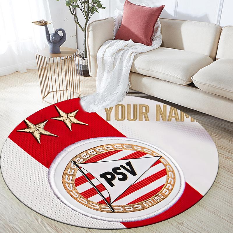 Custom Name,PSV pattern round rug,Carpet Rug for Living Room Bedroom Playroom ,Non-slip Floor Mat,Holiday Gifts and Birthday Gifts.