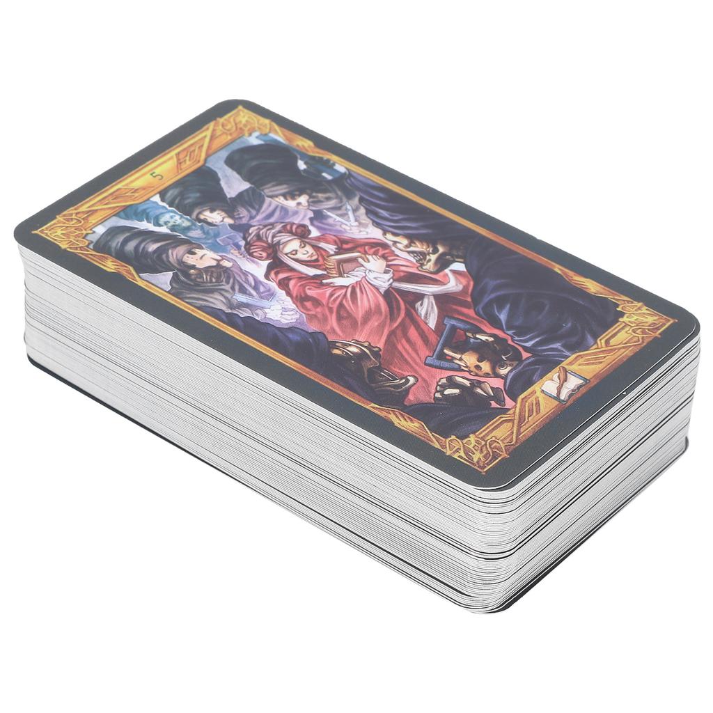 Englischsprachige Version Papier-Tarotkarten Wahrsage-Spielkarten Interaktives Brettspielkarte