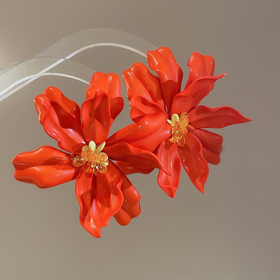 Bohemian Ethnic Style Feathers Fringed Earrings Ear Hooks Personalized Vacation Wind Ears