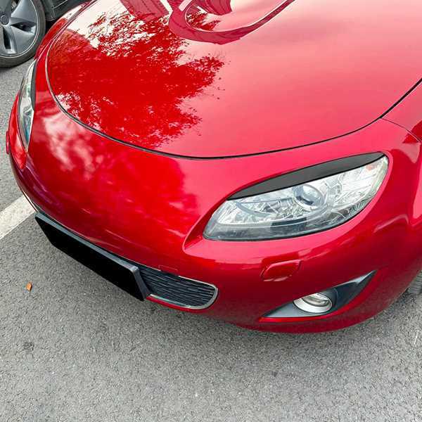 Mazda MX-5 NC Miata Headlight Eyebrow Trim (2009-2015), 1 Pair None