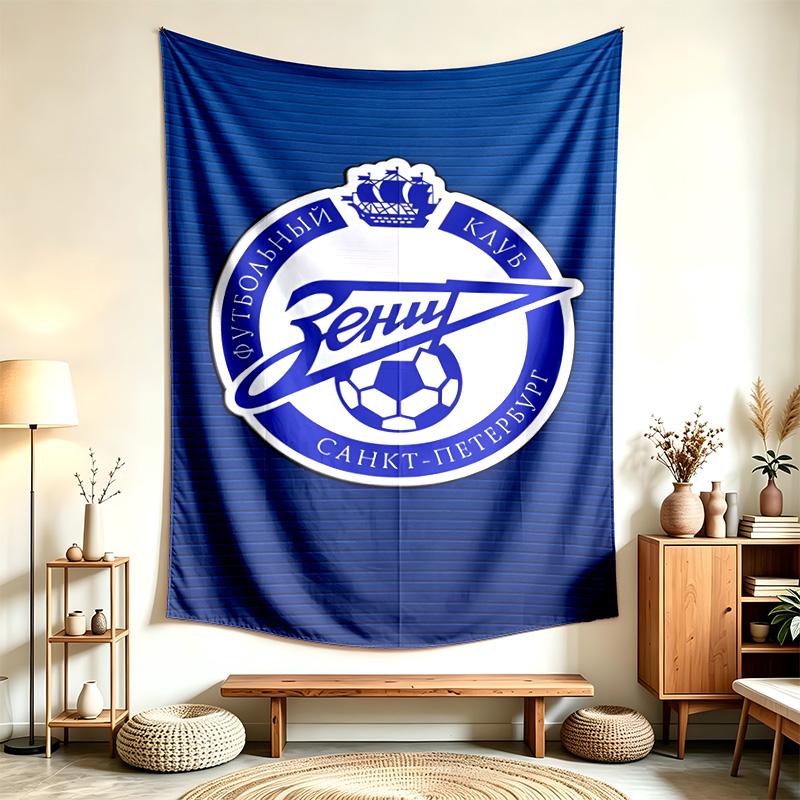 FC Zenit Saint Petersburg (14) Tapestry Suitable For Decorating Homes Dorms And Bedrooms Soft To The Touch And A Perfect Gift For Friends And Family