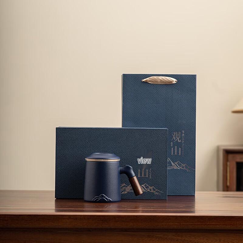 Guochao Ceramic Office Tea Cup Gift Set