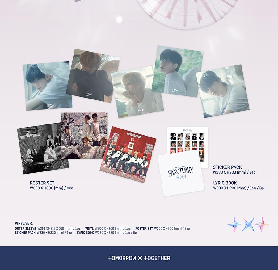 TOMORROW X TOGETHER (TXT) : [SANCTUARY] 7th Mini Album (LP Vinyl)