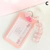 Ins Cute Card Holder Photo Card Cover Kpop Keychain Idol Protection Case Campus Card Bus Card Holders Bank Id Holders