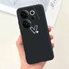 Phone Cover For Tecno Camon 20 Pro 4G 5G Case Soft Silicone Love Heart Jelly Capa For Tecno Camon 20 Premier 20Pro Camon20 Funda