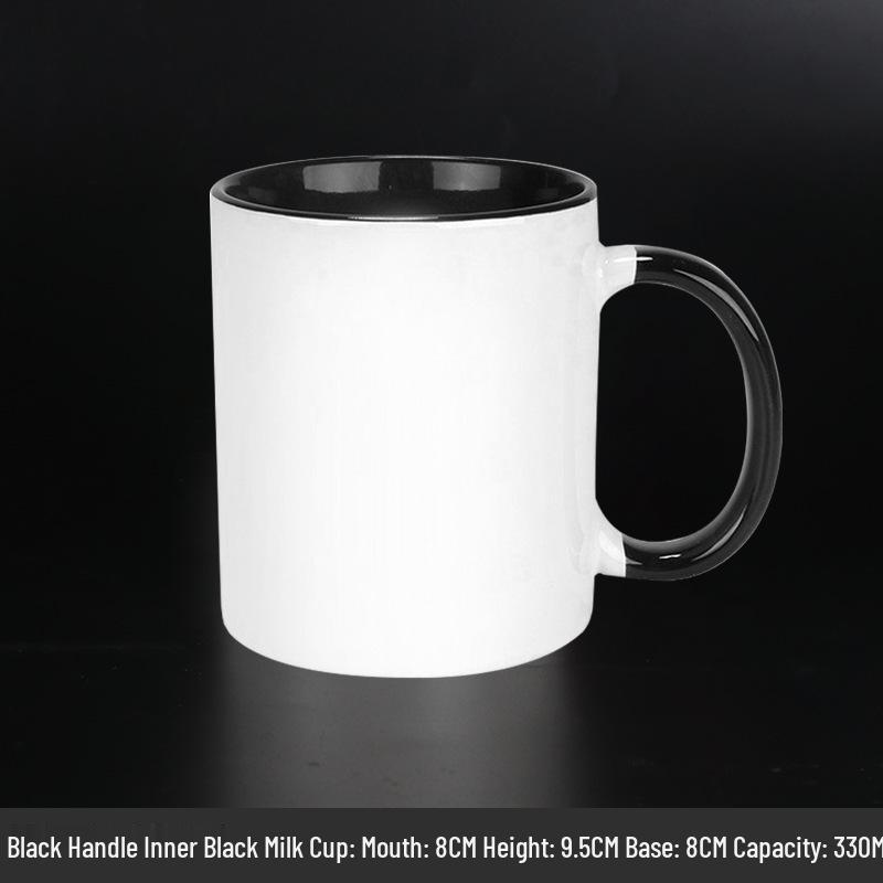 Kreative Keramiktasse mit individuellem Logo für Thermotransfer und Werbegeschenk