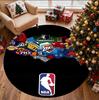 Kulatá rohožka se vzorem NBA, Vnitřní/Venkovní podložka, na piknik, do herny, ložnice, kanceláře, obývacího pokoje, Koberec pro domácí dekoraci, Dárek k narozeninám