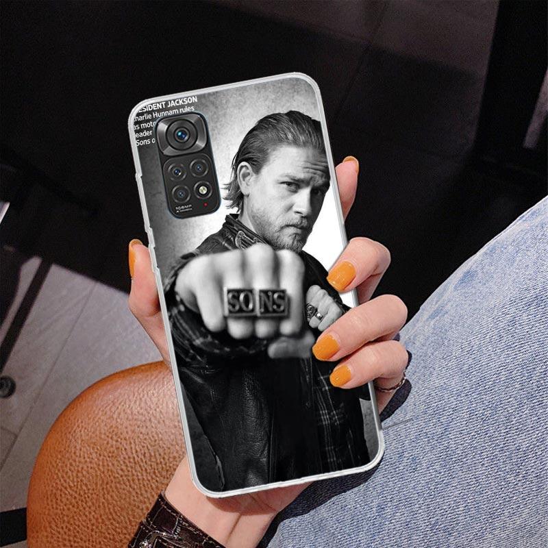 Sons Of Anarchy Black Phnoe Case for Phnoe Case for Xiaomi Redmi Note 15 14 14S 13 Pro Plus 12 12S 11S 11E 10S 10 11T 5G Unique