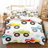 Colour Cartoon Monster Trucks DS Bedding Set Single Twin Full Queen King Size Bed Set Adult Kid Bedroom Duvetcover Sets Anime
