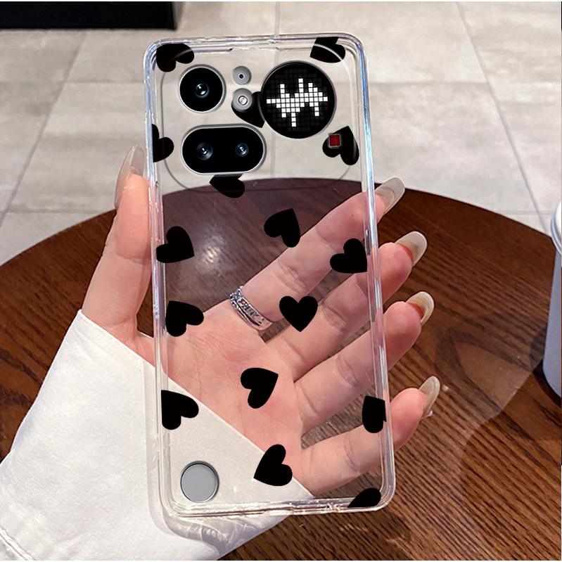 Für Nothing Phone 4a Pro Hülle Klar Luxus Niedlich Liebes Hase Lustig TPU Weiches Silikon Rückseite Für Nothing Phone4A Pro Gehäuse