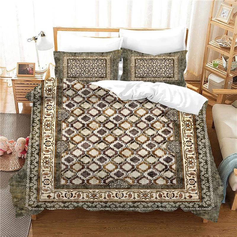 Luxury Duvet Cover Sets King Size 3Pcs Super High Grade Oft Comfortable Deluxe Bedding Set Western Housse De Couette 240X260 Hot