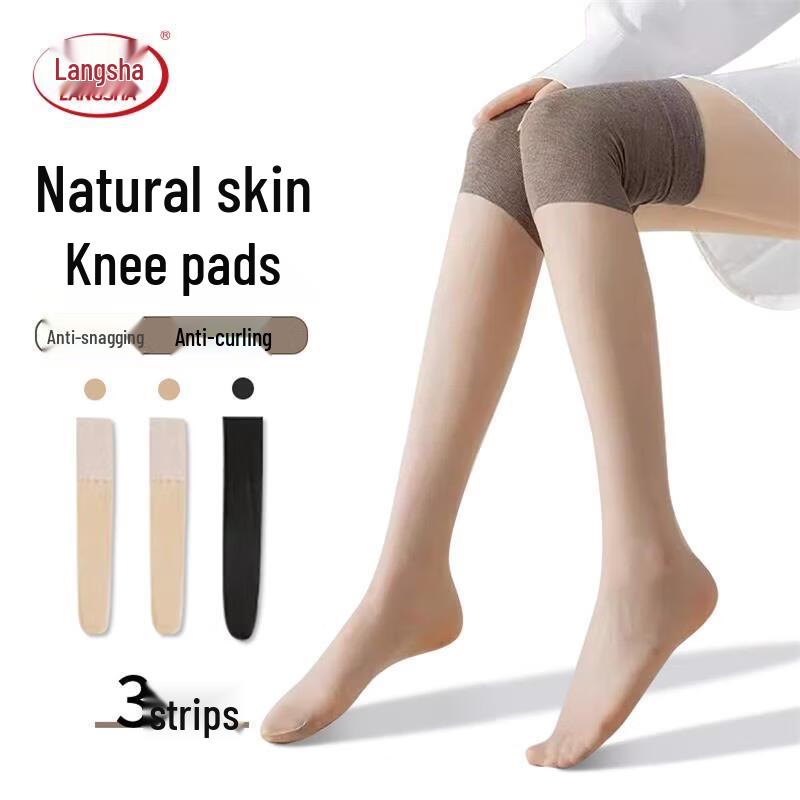 Lansha Women s Thin Over-Knee Protection Stockings One Size