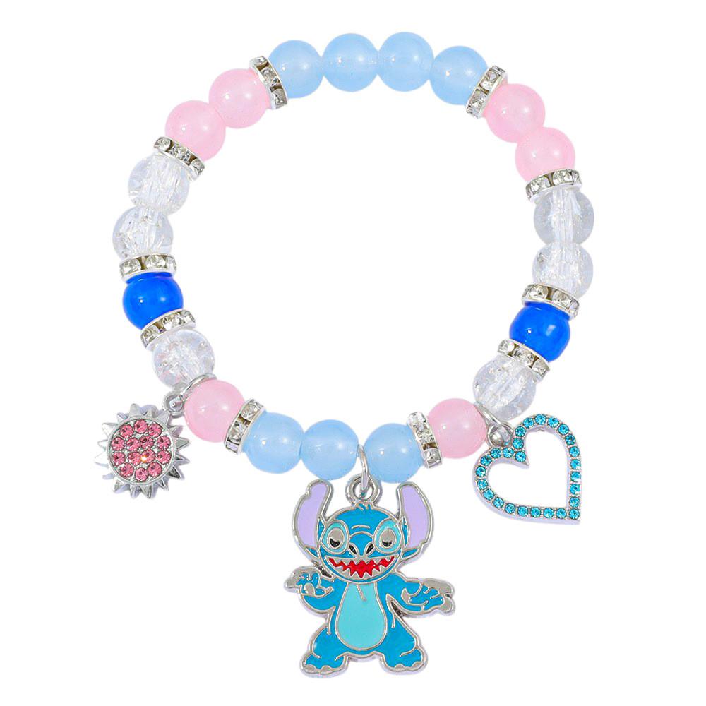 

Stitch Friendship Gift Cartoon Bracelet With Elastic Cord For Kids And Adults Style 2
