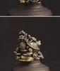 Brass Dragon Turtle Ornament - Mother Turtle with Dragon Head for Home or Office Decor, Desktop Decoration, Fortune Gift