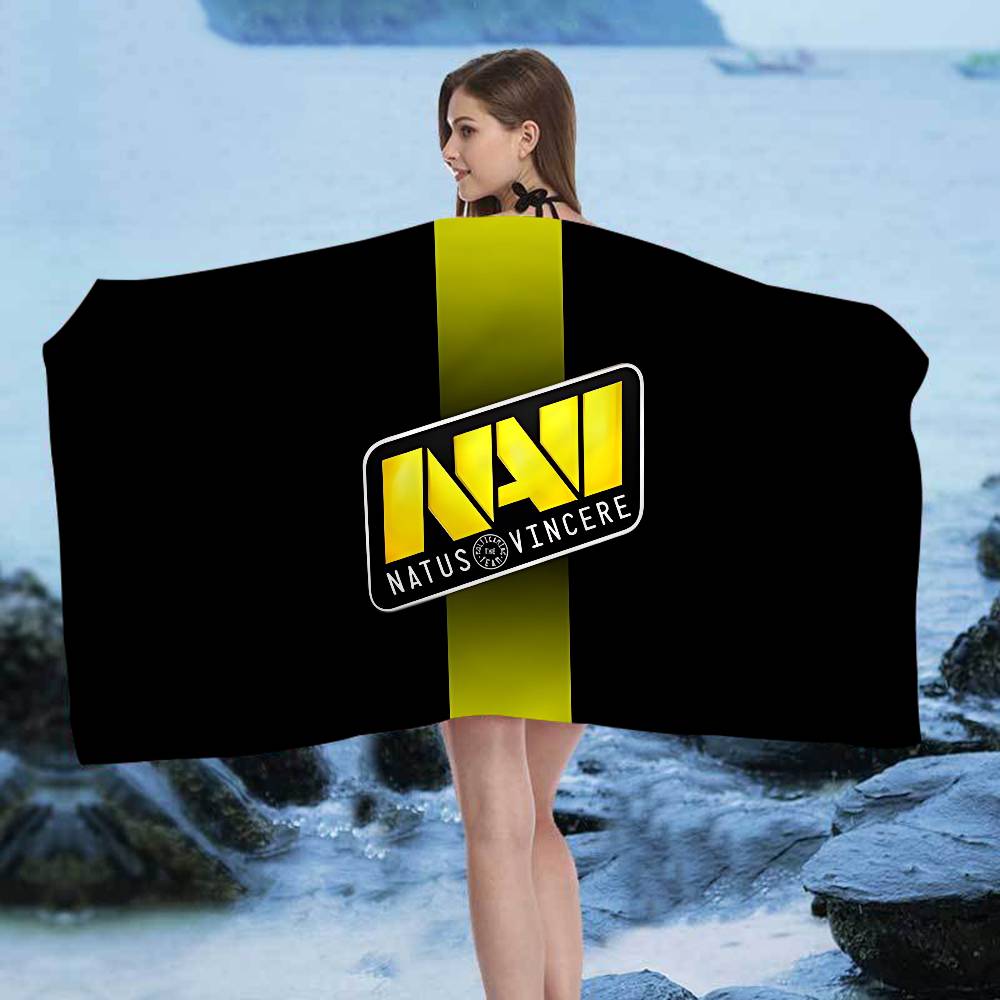 Navi Natus Vincere Anime Beach Swimming Towel Soft Absorbent Washcloth Children's Gifts for Kids Travel Camping Gym