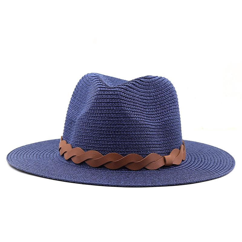 Classic for ethnic style big edge straw hat European and American cowboy style straw hat outdoor leisure jue style wind sunscreen hat