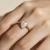 Liebesring, Damen-Zeigefingerring, Einfacher und kühler Stil für Paare, Neuer Perlenschmuck