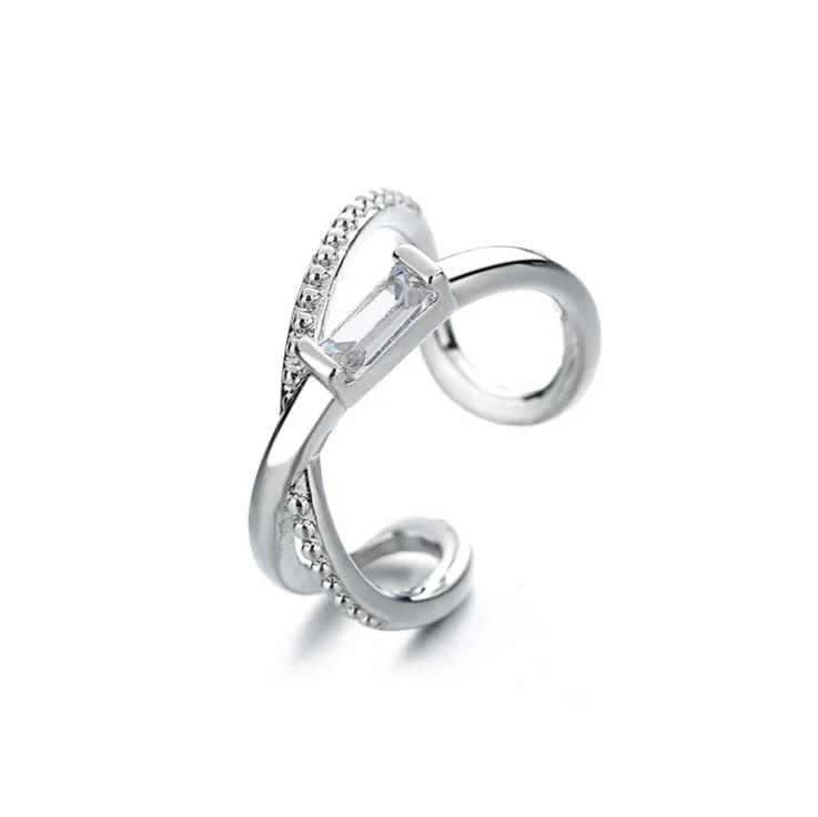 1 pcs Charming Line Zircon Clip On Earrings Ear Cuff Without Piercing Earrings Jewelry
