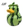 Decoratieve Fruit Eend Beeldjes Whimsical Watermeloen & Draak Beeldje Grappig Hars Beeldje Schattig Verjaardagscadeau voor Kinderen Bureau Decoratie Huis Kantoor