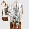 New fashion 111 mulberry silk silk scarf, women's Spring Festival gift for elders to keep warm 111 silk collection