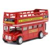 Double Decker Travel Bus Model Simulation Pull Back Vehicle Car Decor Bus Car Model  Kids Toy