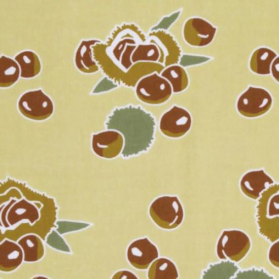 Anbo Dyeing Hand Towel Authentic Made In 35cm X 100cm "Chestnut Harvest, Brown" Dyed, 100% Cotton, Tokuoka, Japan,