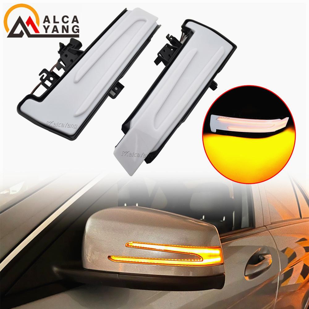 Dynamic Turn Signal LED Rearview Mirror Streamer Light For Mercedes Benz A B C E S CLA GLA GLK Class W176 W246 W212 W204 W221