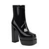 British Martin boots women's platform waterproof table autumn and winter new high heels thick heel small short boots