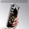 Black Gold Dragon Pattern 2D Phone Case for Samsung S26 S25 S24 S23 S22 S21 S20 A56 A36 A16 Electroplated Glass Protective Cover