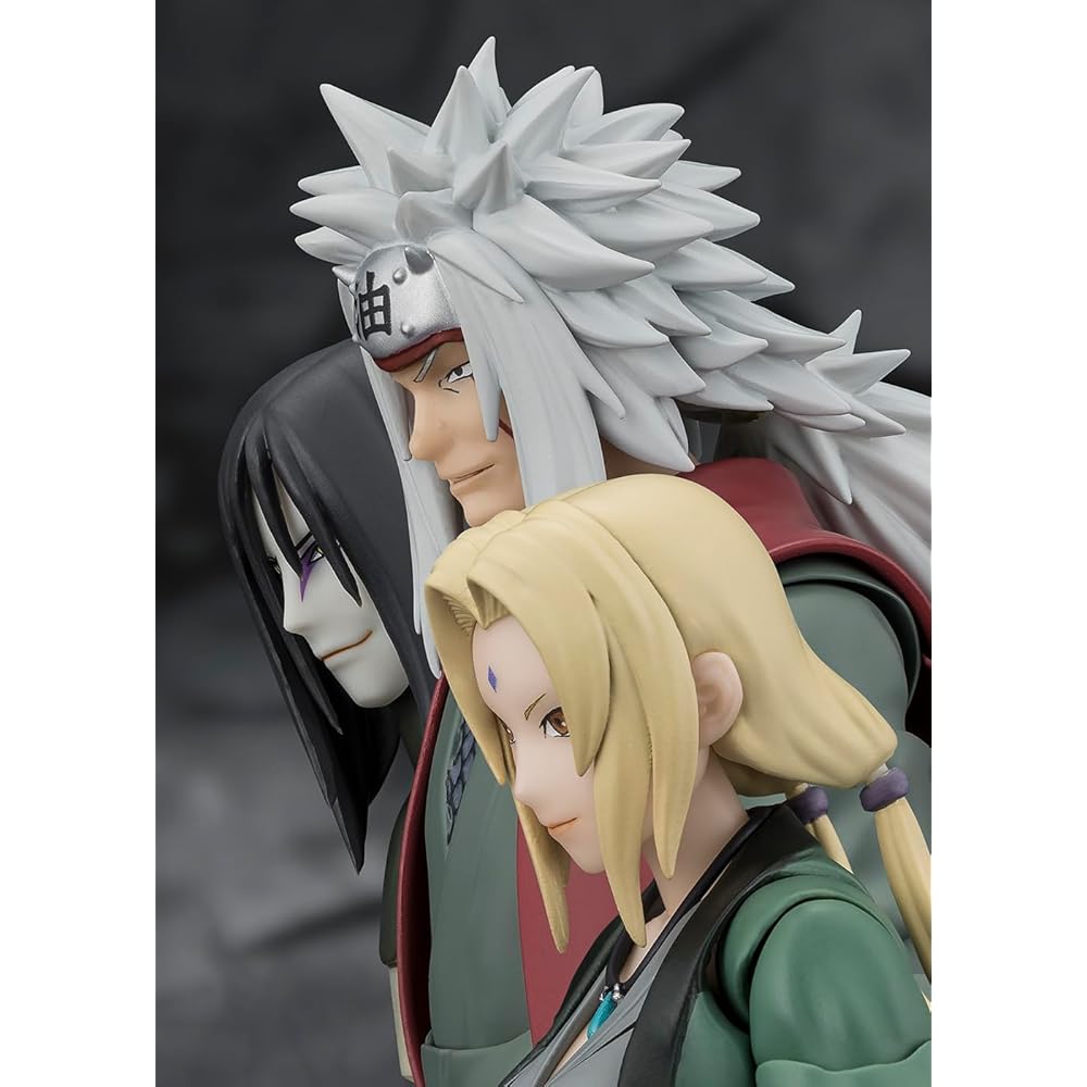TAMASHII NATIONS Naruto S.H.Figuarts Jiraiya Sage Mode Action Figure with Accessories