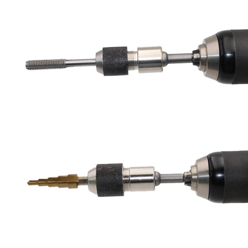 M 3 To M 12 Thread Tap Chuck With Ergonomic Grip Durability Steel Construction Ratcheting Tap Socket For DIY Repairs