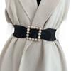 Pearl Sophisticated Wide Waist Accessory For Women Chic Korean Style For Dress Enhancement
