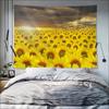 Blumen Sonnenblumen Wandteppich Büro Wohnzimmer Dekoration Zuhause Wandteppich