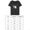 Damen Cartoon Tier Buchstaben T-Shirt Weibliche T-Shirts Lässig Trendy Rundhals für Alltagskleidung