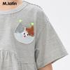 M.Latin Girls' Cute Striped Short-Sleeve T-Shirt