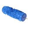 5in Rubber Pattern Paint Roller Beautiful Patterns Reusable Decorative Art Texture Roller Wall Patterned Rollers Stencil