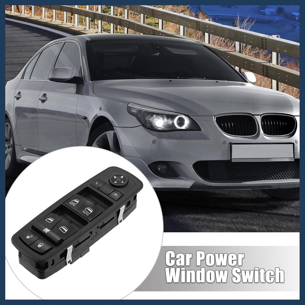 Power Window Switch, Front Left Driver Side Window Control Switch No.68620474AA/68139805AA/68139805AB/68139805AC/68139805AD for Dodge Journey