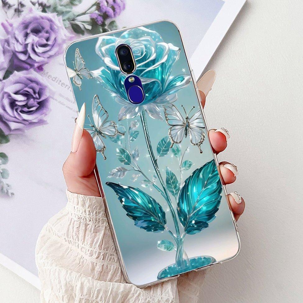 For Oppo F11 Case Clear Luxury Cute Cat Fashion Flower Funny Cool Painted Soft Back Cover For OppoF11 Phone Case CPH1913 CPH1911