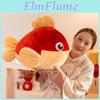Koi Fish Plush Toy Pillow With Pp Cotton Filling For Living Room Decoration