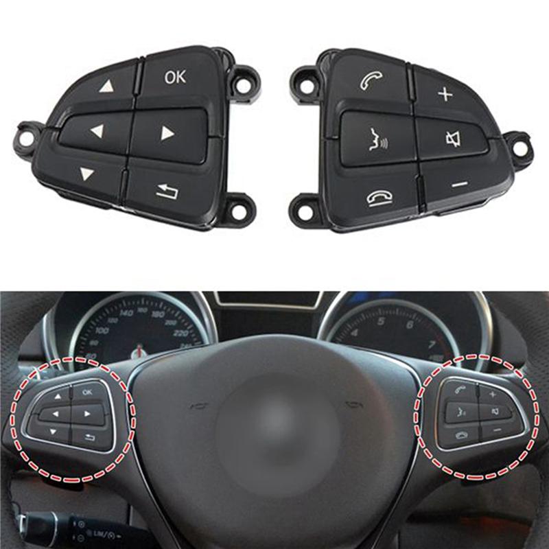 Steering Wheel Control Switch Button For Mercedes-Benz GLA CLA GLS GLE SL A0999050600 A0999050700