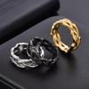 European and American Men's Thorn Vine Weaving Personalized Hollow Branch Ring Neutral Wind Ring with Jewelry