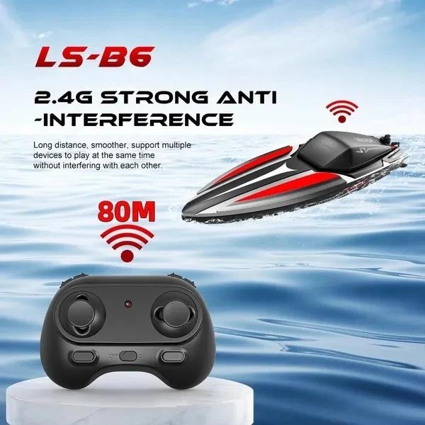 2.4G High-speed Remote Control Boat Children's Boat Racing Toys Waterproof Rechargeable Boat